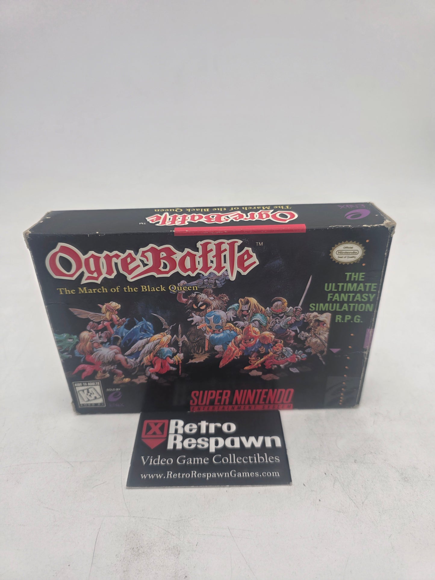 Ogre Battle The March of the Black Queen - Super Nintendo (Complete)