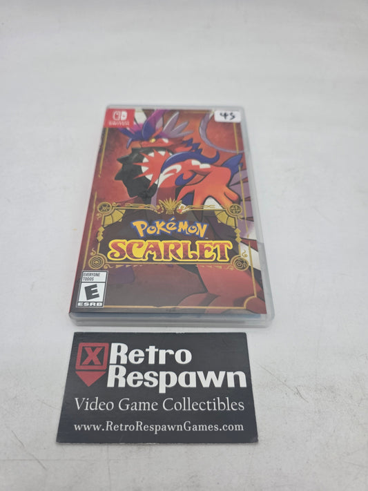 Pokemon Scarlet - Nintendo Switch (Complete)