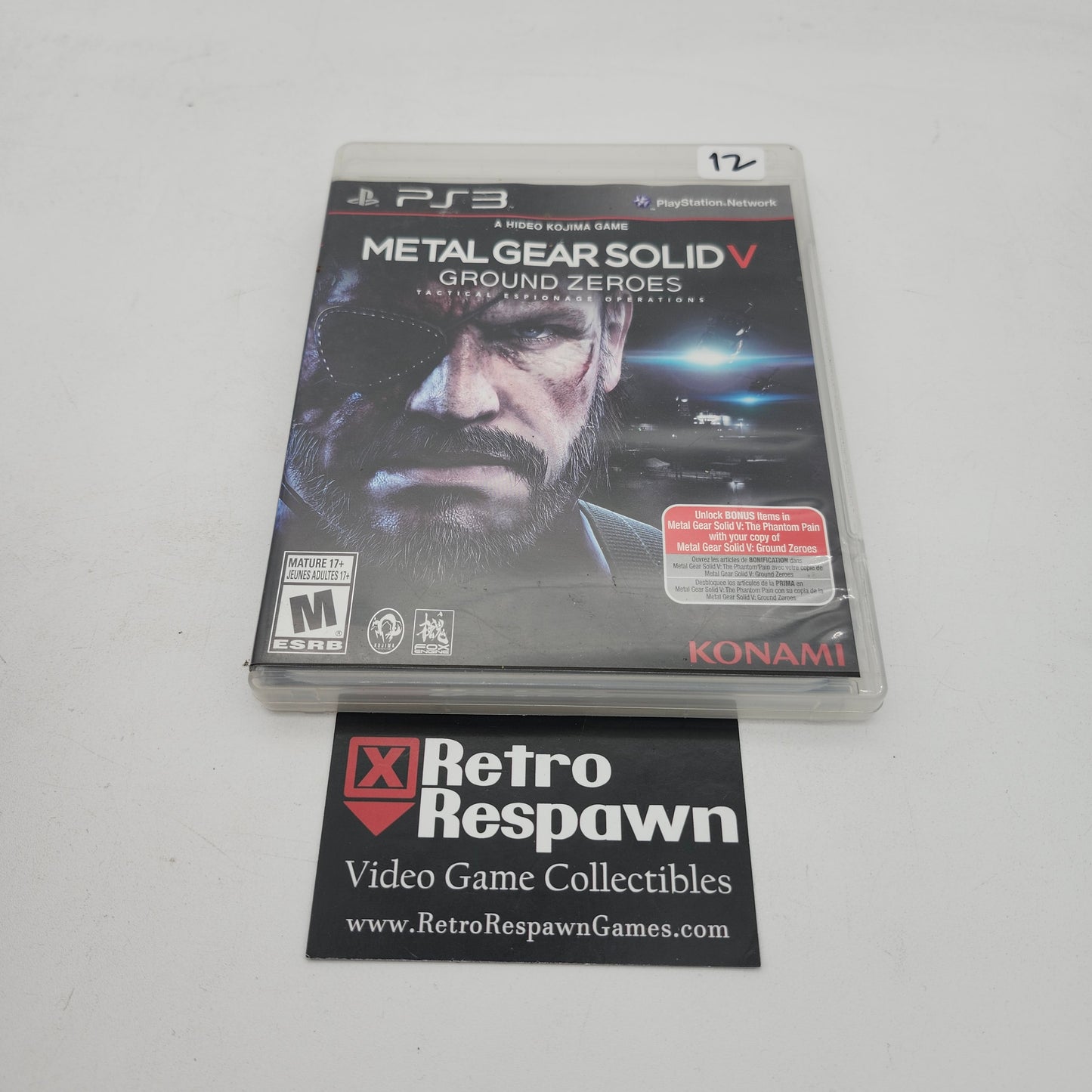Metal Gear Solid V: Ground Zeroes - Playstation 3 (Complete)