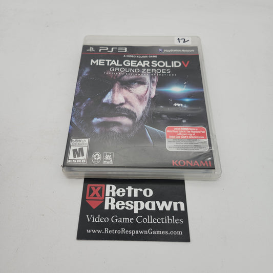 Metal Gear Solid V: Ground Zeroes - Playstation 3 (Complete)
