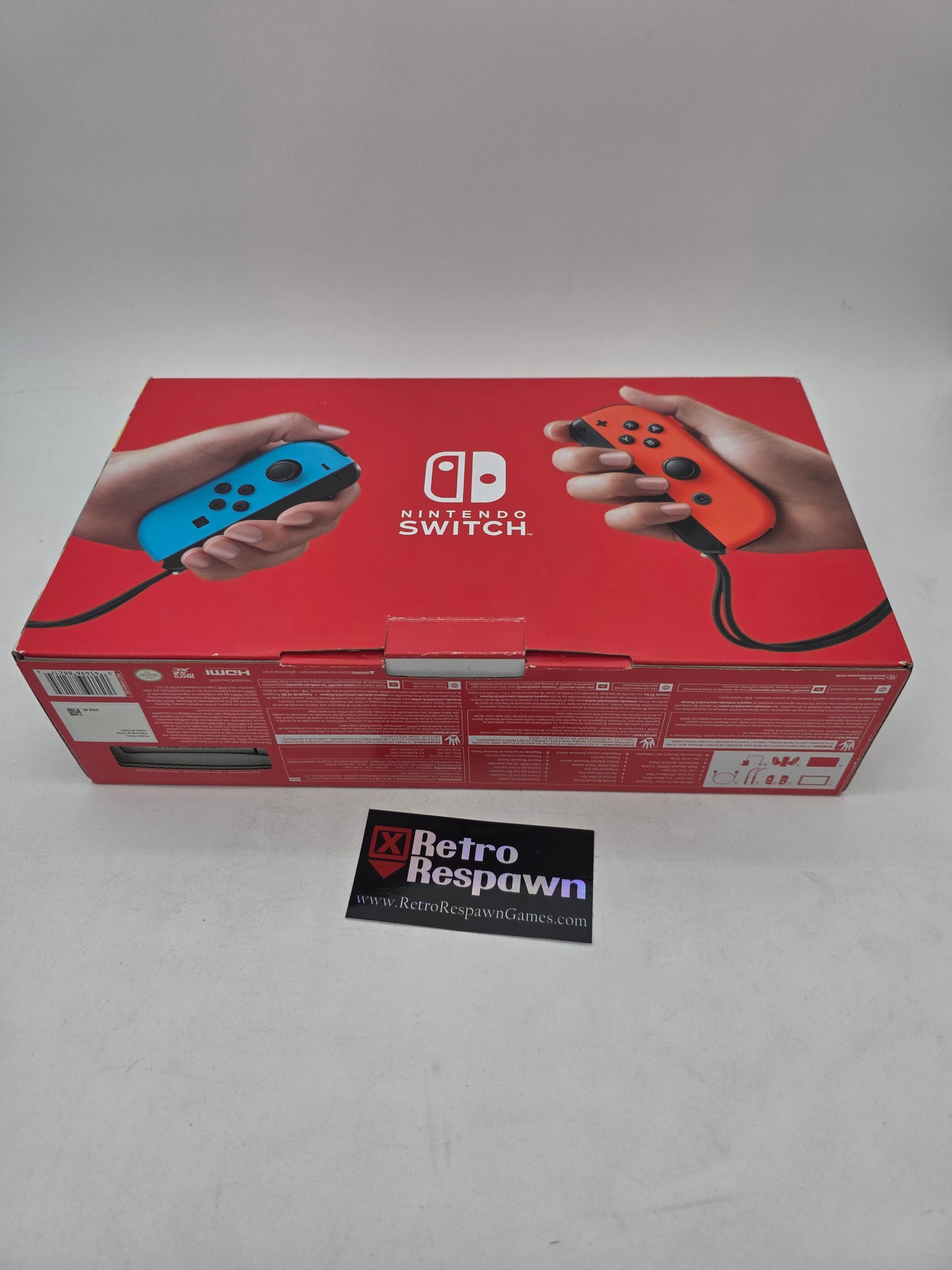 Nintendo Switch with Blue and Red Joy-con [Version 2] - Nintendo Switch (Complete)