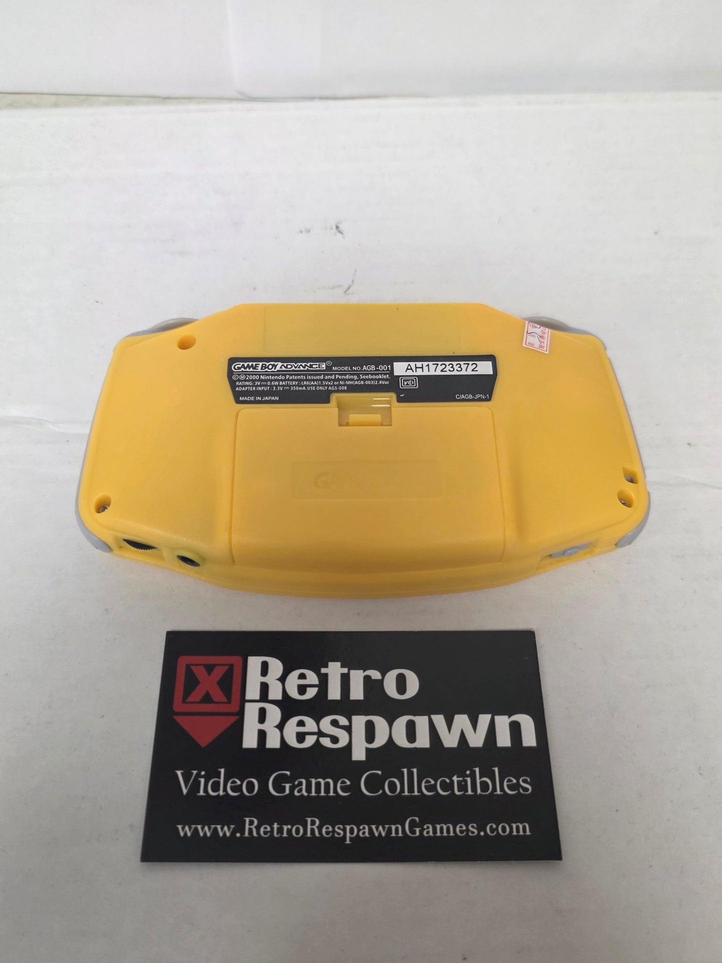 Yellow Gameboy Advance [Reshelled] - Gameboy Advance (Console Only)