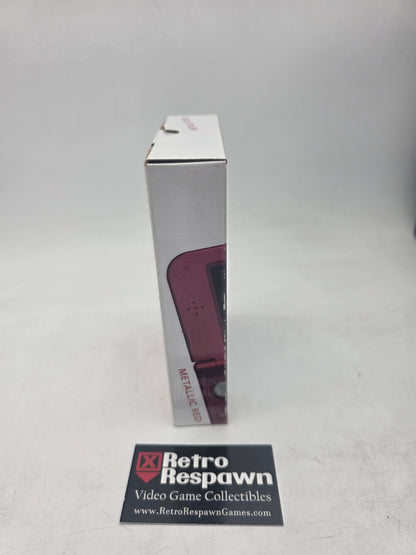 Custom Firmware Top IPS Metallic Red New Nintendo 3DS LL - JP Nintendo 3DS (Complete)