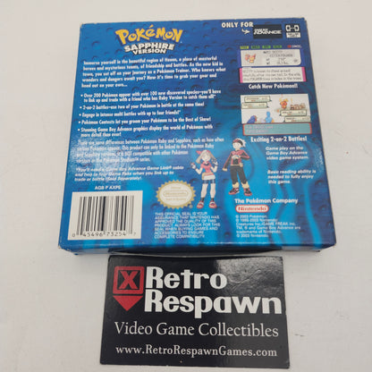 Pokemon Sapphire - GameBoy Advance (Complete)