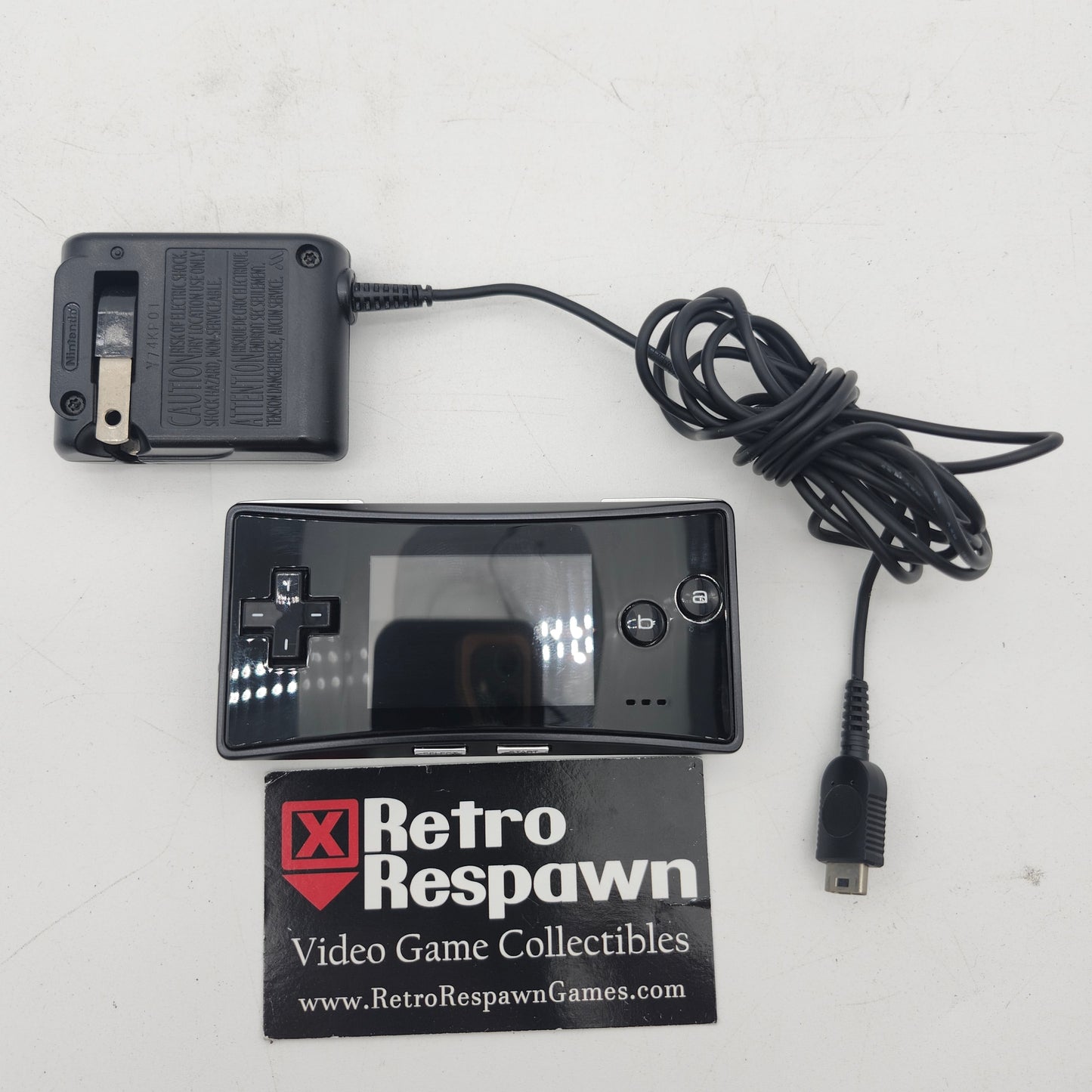 GBA Micro Black - GameBoy Advance (Console+Charger)