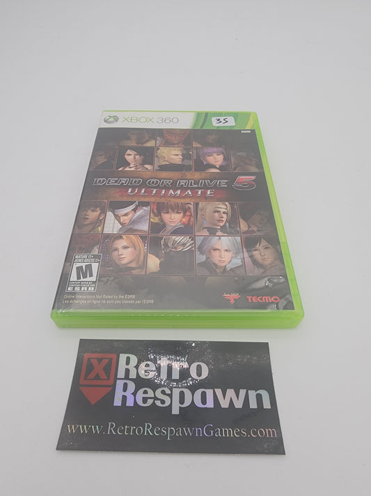 Dead or Alive 5 Ultimate - Xbox 360 (Complete)