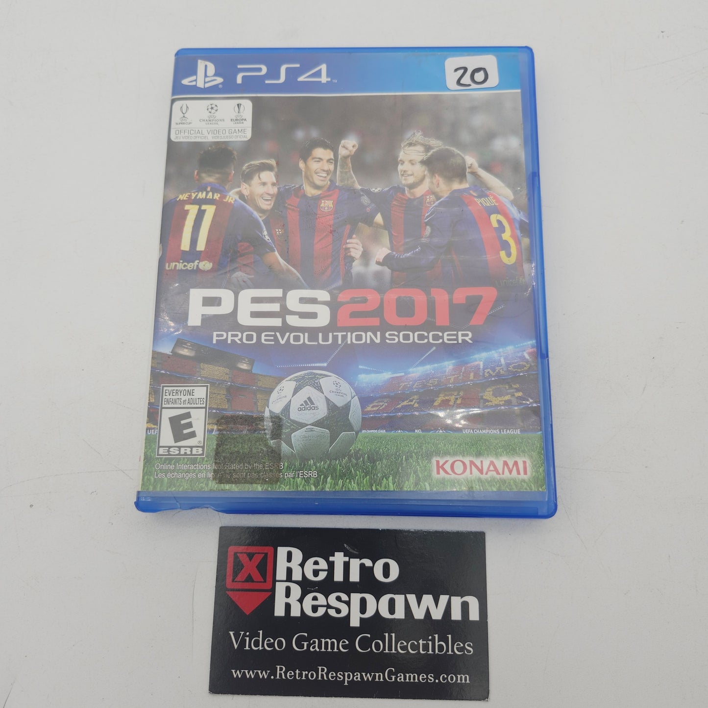 Pro Evolution Soccer 2017 - Playstation 4 (Complete)