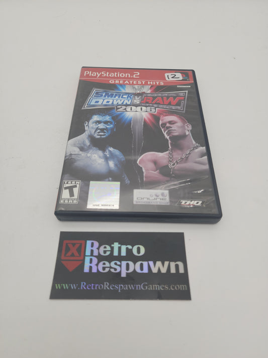 WWE Smackdown vs. Raw 2006 [Greatest Hits] - Playstation 2 (Complete)