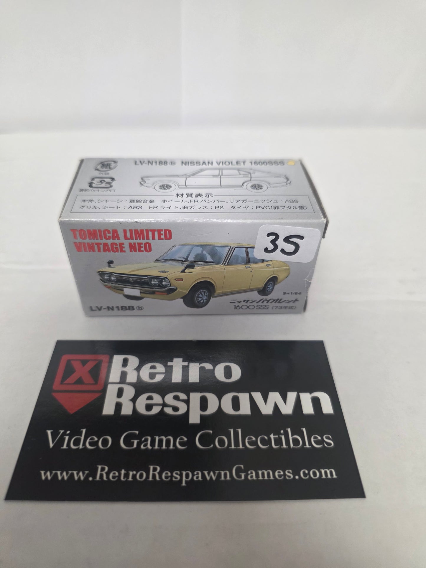 Tomica Limited Vintage Neo LV-N188 Nissan Violet 1600SSS 1/64 - Figure/Statue (Complete)