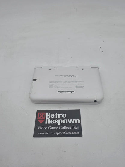Modded New Nintendo 3DS LL Pearl White - JP Nintendo 3DS (Console + Charger)