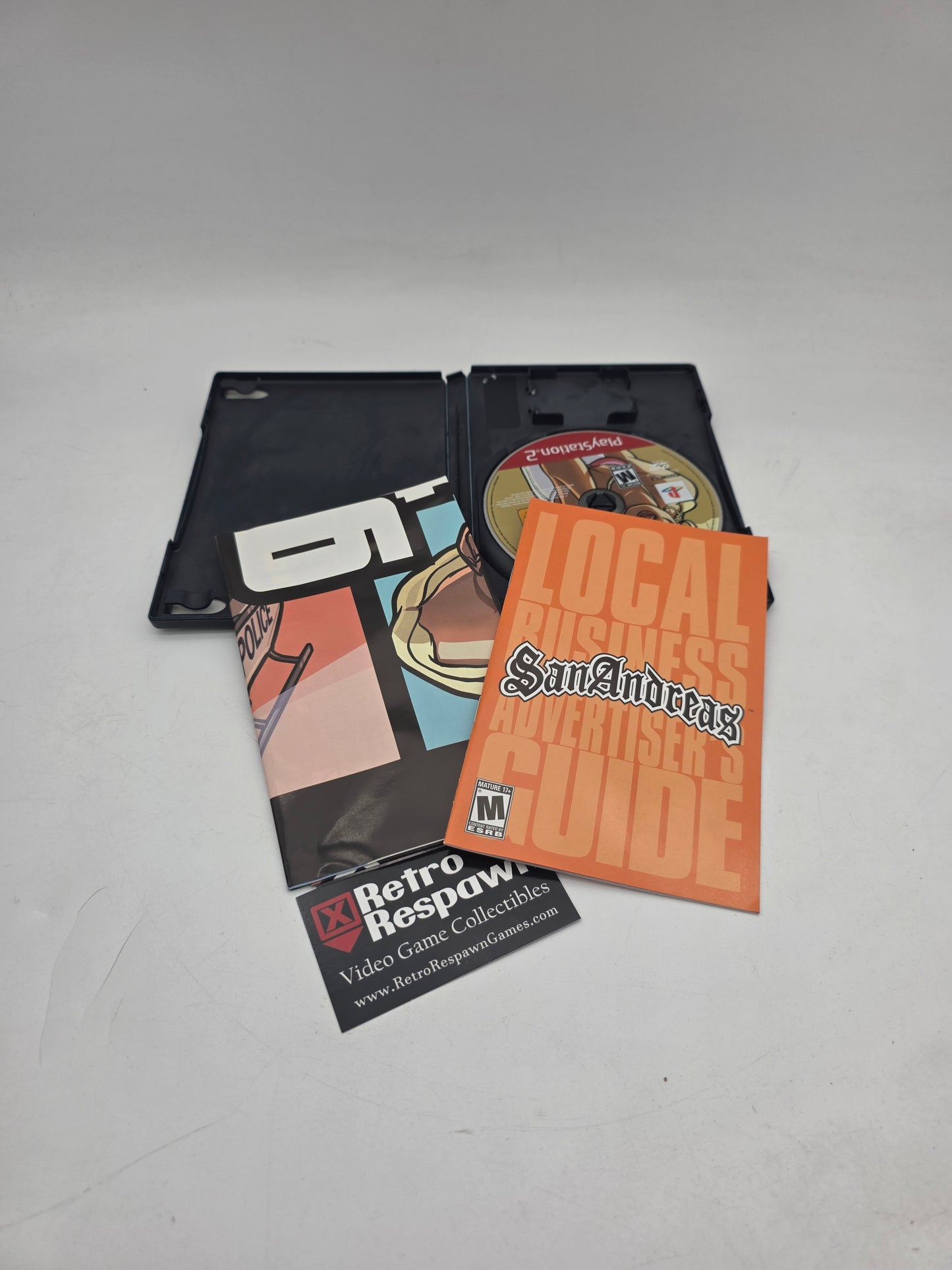 Grand Theft Auto San Andreas [Greatest Hits] - Playstation 2 (Complete/ W Poster)