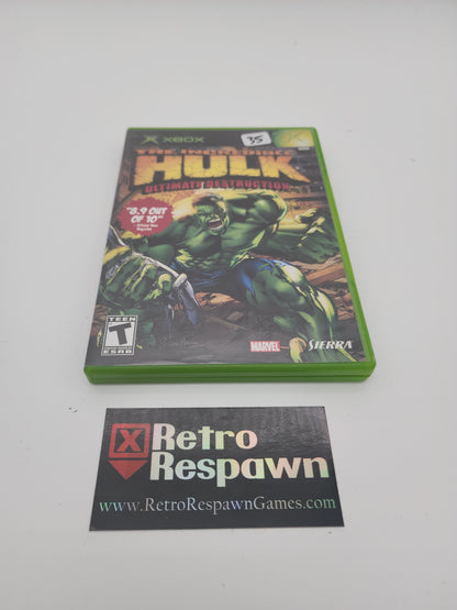 The Incredible Hulk Ultimate Destruction - Xbox (Complete)