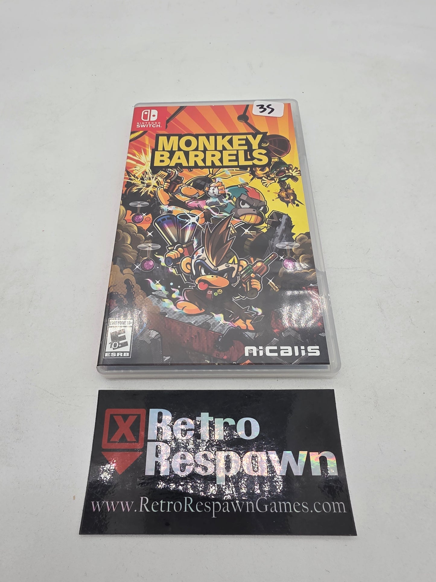 Monkey Barrels - Nintendo Switch (Complete)