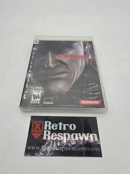 Metal Gear Solid 4 -Playstation 3 (Complete)
