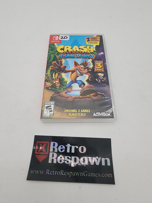 Crash Bandicoot N. Sane Trilogy - Nintendo Switch (Complete)