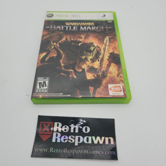 Warhammer Battle March - Xbox 360 (Complete)