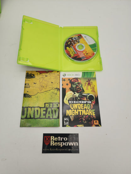 Red Dead Redemption Undead Nightmare - Xbox 360 (Complete w/Poster)