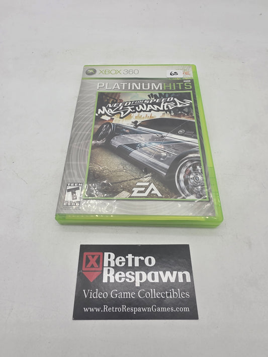 Need for Speed Most Wanted [Platinum Hits] - Xbox 360 (Complete)