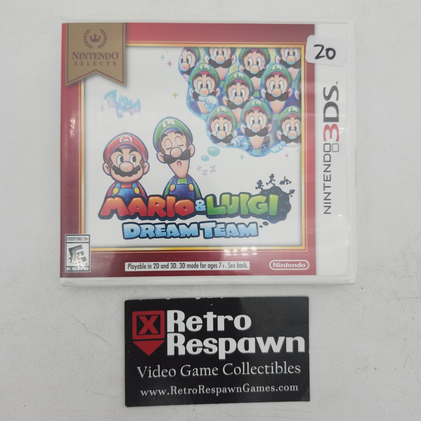 Mario and Luigi: Dream Team [Nintendo Selects] - Nintendo 3DS (Complete)