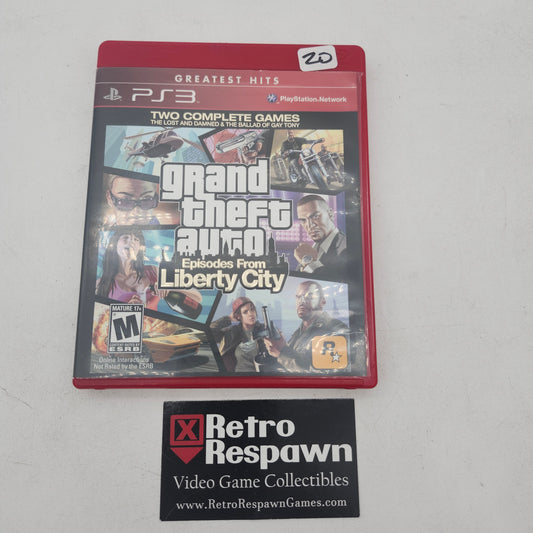 Grand Theft Auto: Episodes from Liberty City [Greatest Hits] - Playstation 3 (Complete)