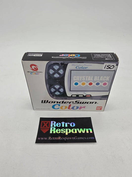 Wonderswan Color Console [Black] - WonderSwan Color (Complete)
