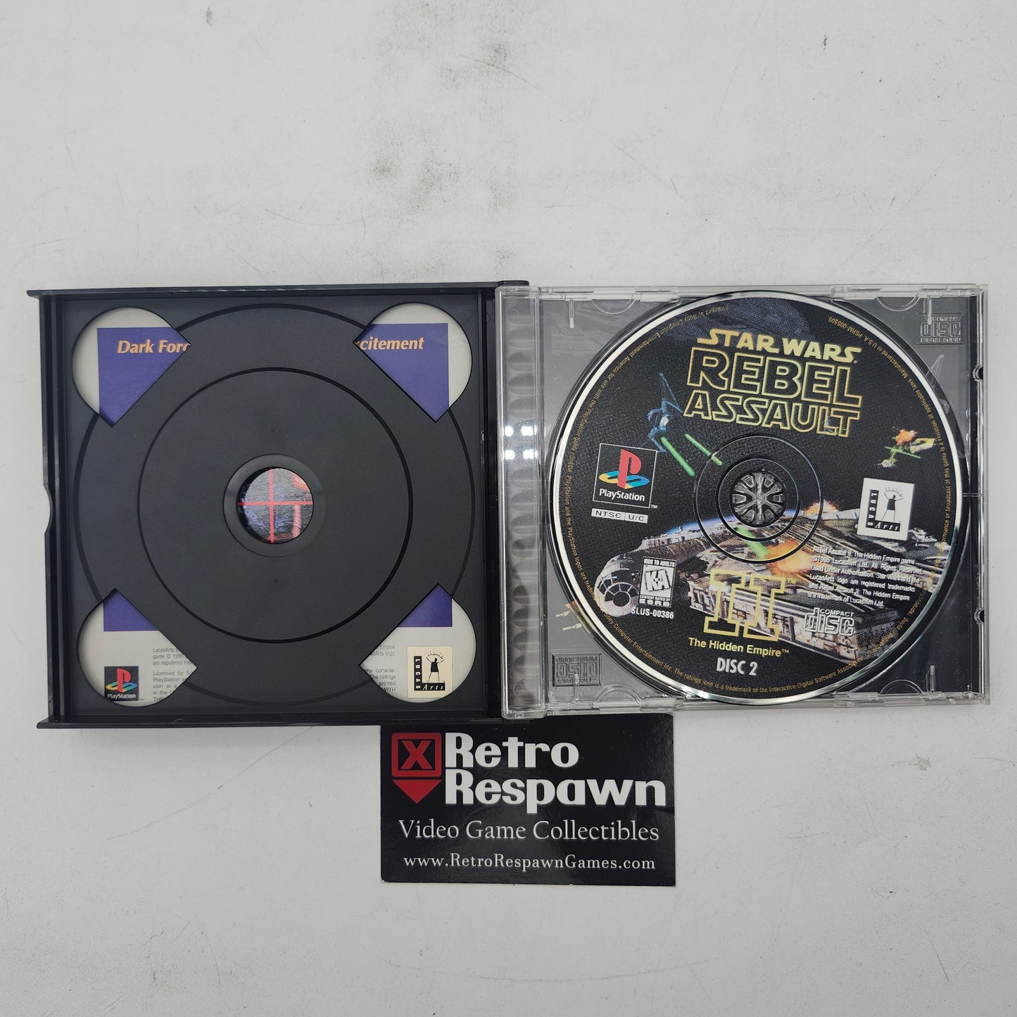 Star Wars Rebel Assault 2 - Playstation (Complete)