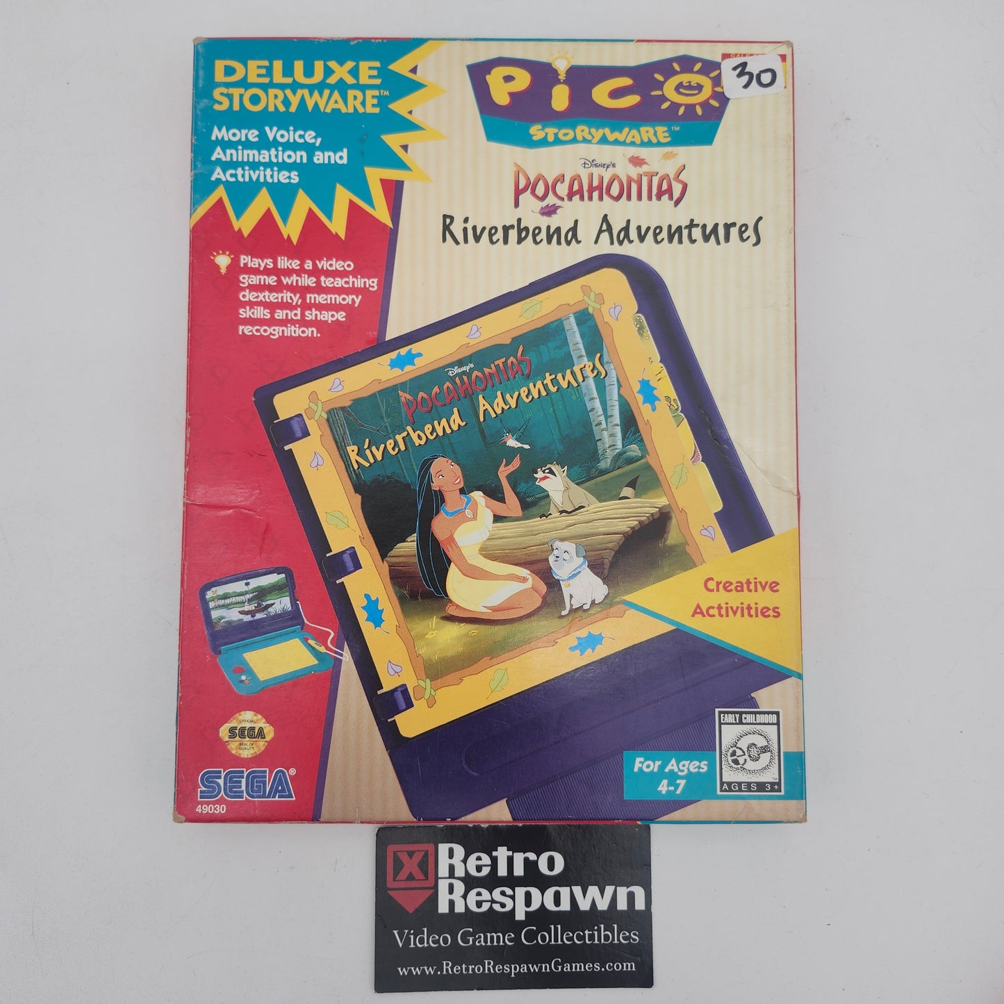 Pocahontas Riverbend Adventures - Sega Pico (Complete)