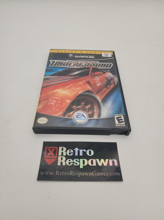 Need for Speed Underground [Player's Choice] - Gamecube (Complete)