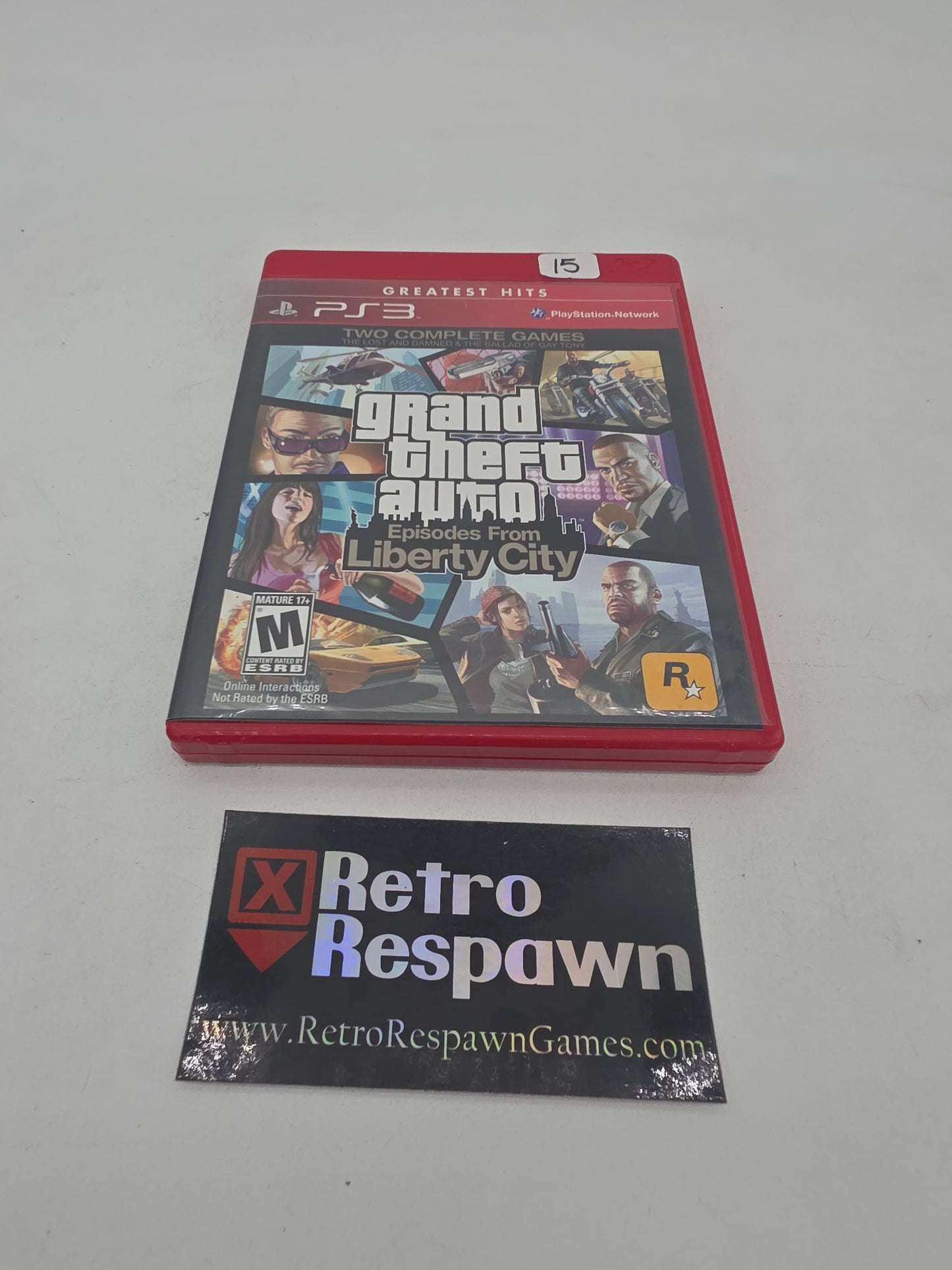 Grand Theft Auto: Episodes from Liberty City [Greatest Hits] - Playstation 3 (Complete)