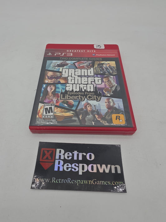 Grand Theft Auto: Episodes from Liberty City [Greatest Hits] - Playstation 3 (Complete)