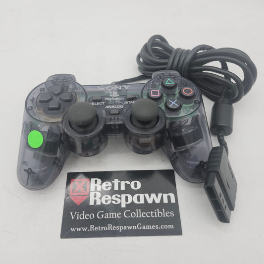 Clear Black Dualshock 2 Controller - Playstation 2 (Controller Only)
