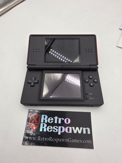 Red Crimson & Black Nintendo DS Lite - Nintendo DS (Complete)