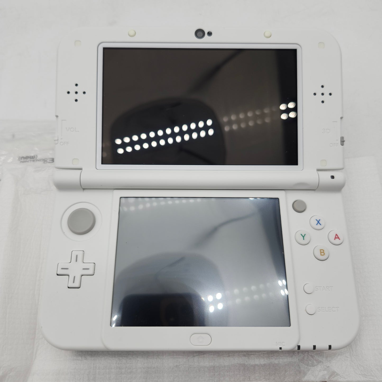 Modded New Nintendo 3DS LL Pearl White - JP Nintendo 3DS (Complete)