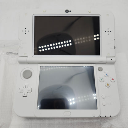 Modded New Nintendo 3DS LL Pearl White - JP Nintendo 3DS (Complete)