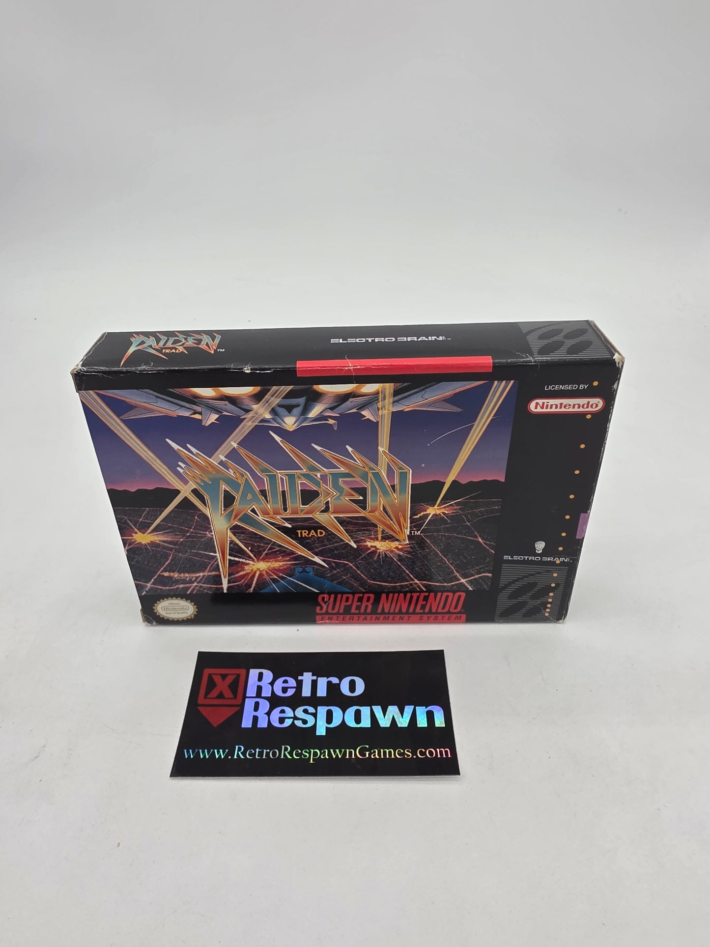 Raiden Trad - Super Nintendo (Complete)