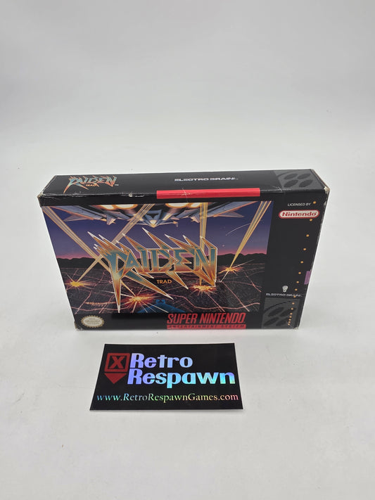 Raiden Trad - Super Nintendo (Complete)