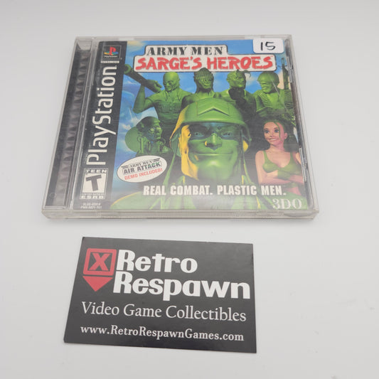 Army Men Sarge's Heroes - Playstation (Complete)