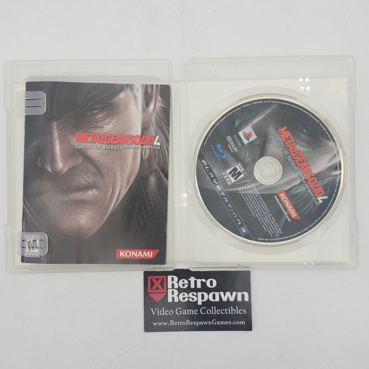 Metal Gear Solid 4 Guns of the Patriots - Playstation 3 (Complete)