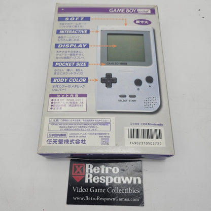 Silver Gameboy Pocket -JP Gameboy (Complete)