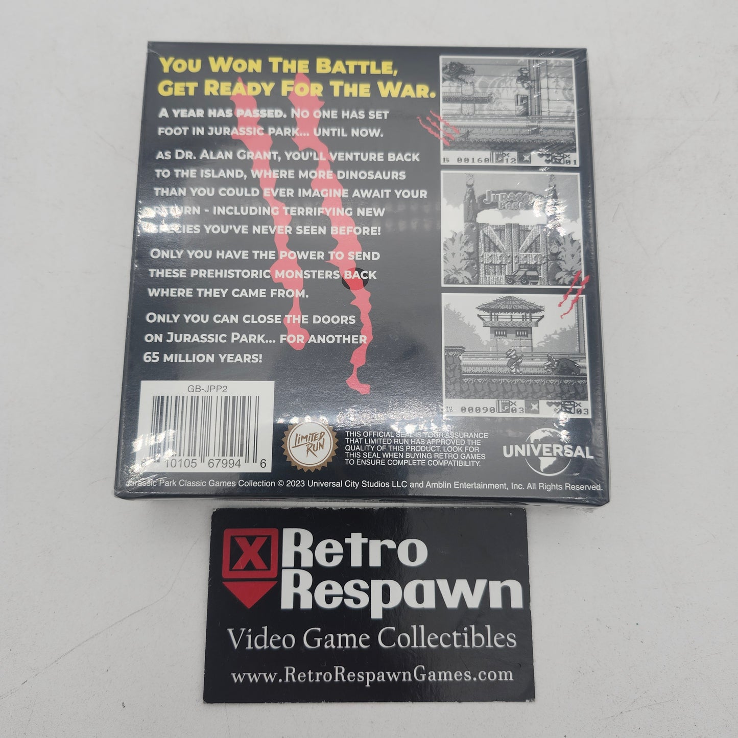 Jurassic Park Part 2: The Chaos Continues [Limited Run] - GameBoy (Sealed)