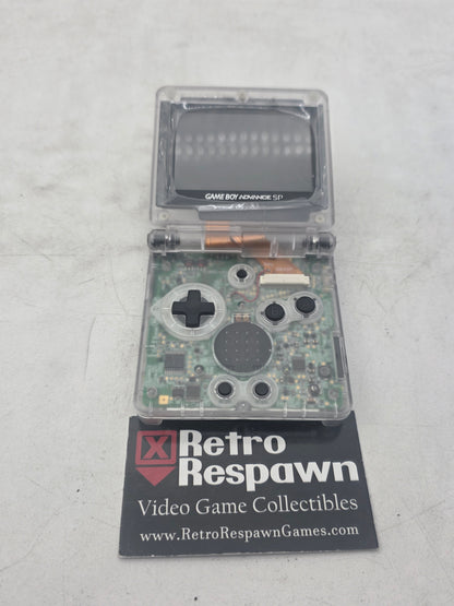 Clear Shell IPS Gameboy Advance SP - GameBoy Advance (Console + Charger)
