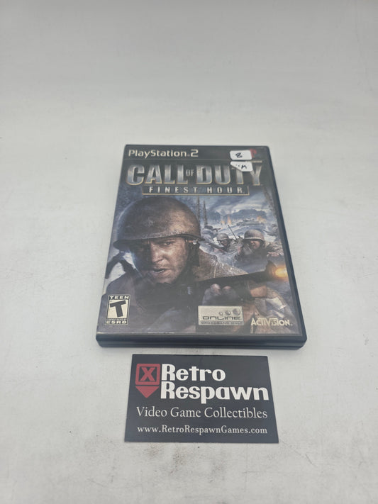 Call of Duty Finest Hour - Playstation 2 (No Manual)