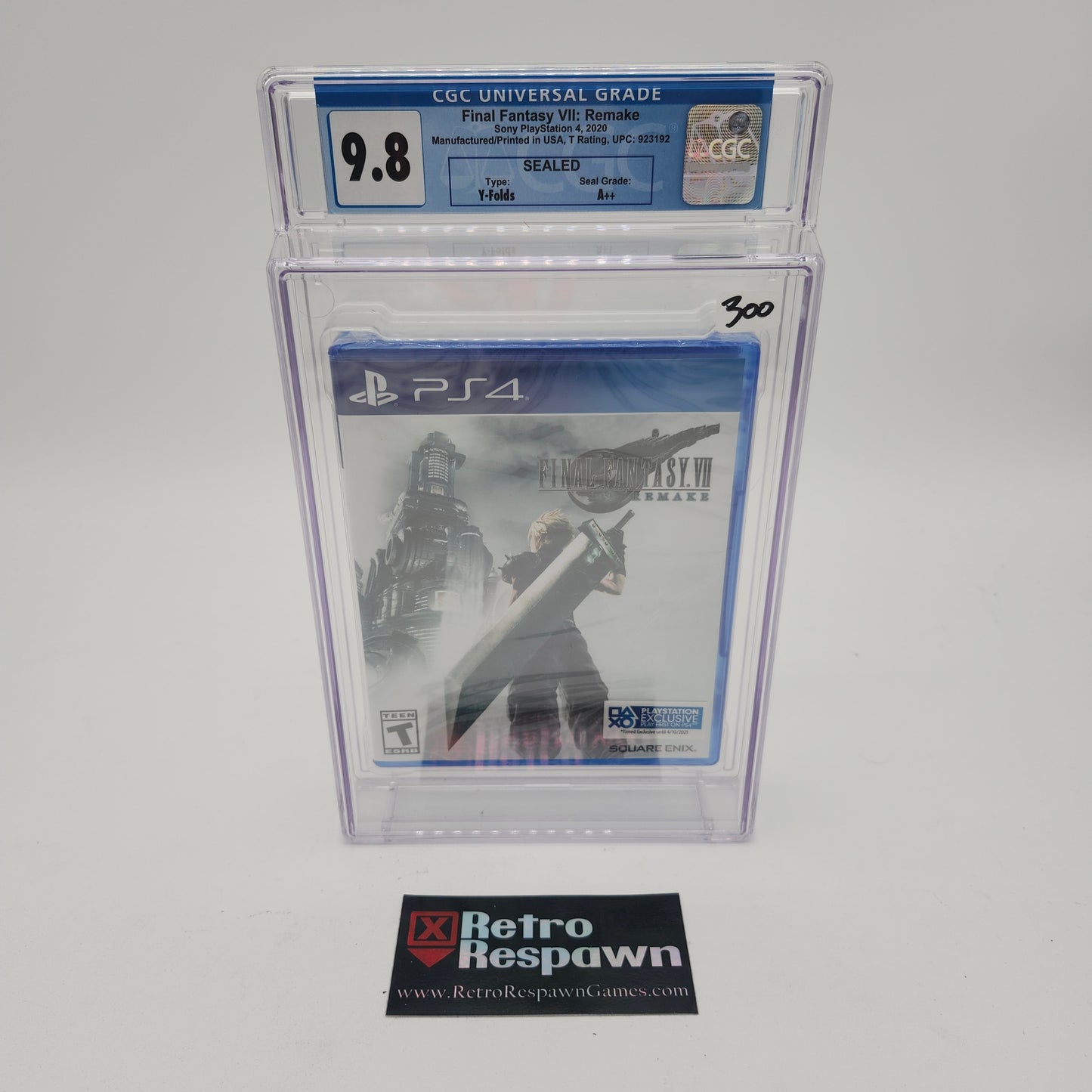 Final Fantasy VII Remake - Playstation 4 (Graded CGC 9.8 A++)