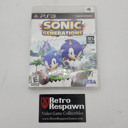 Sonic Generations - Playstation 3 (Complete)