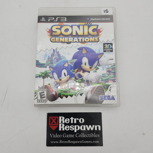 Sonic Generations - Playstation 3 (Complete)
