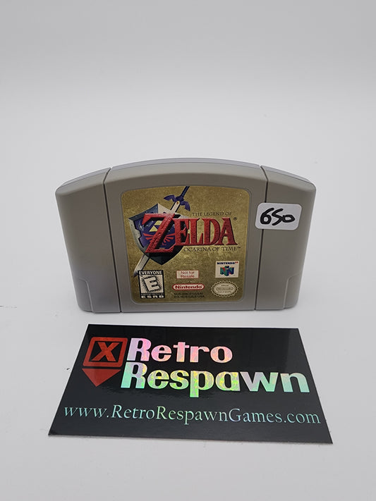 Zelda Ocarina of Time [Not for Resale] - Nintendo 64 (Game Only)