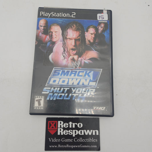 WWE Smackdown Shut Your Mouth - Playstation 2 (Missing Manual)