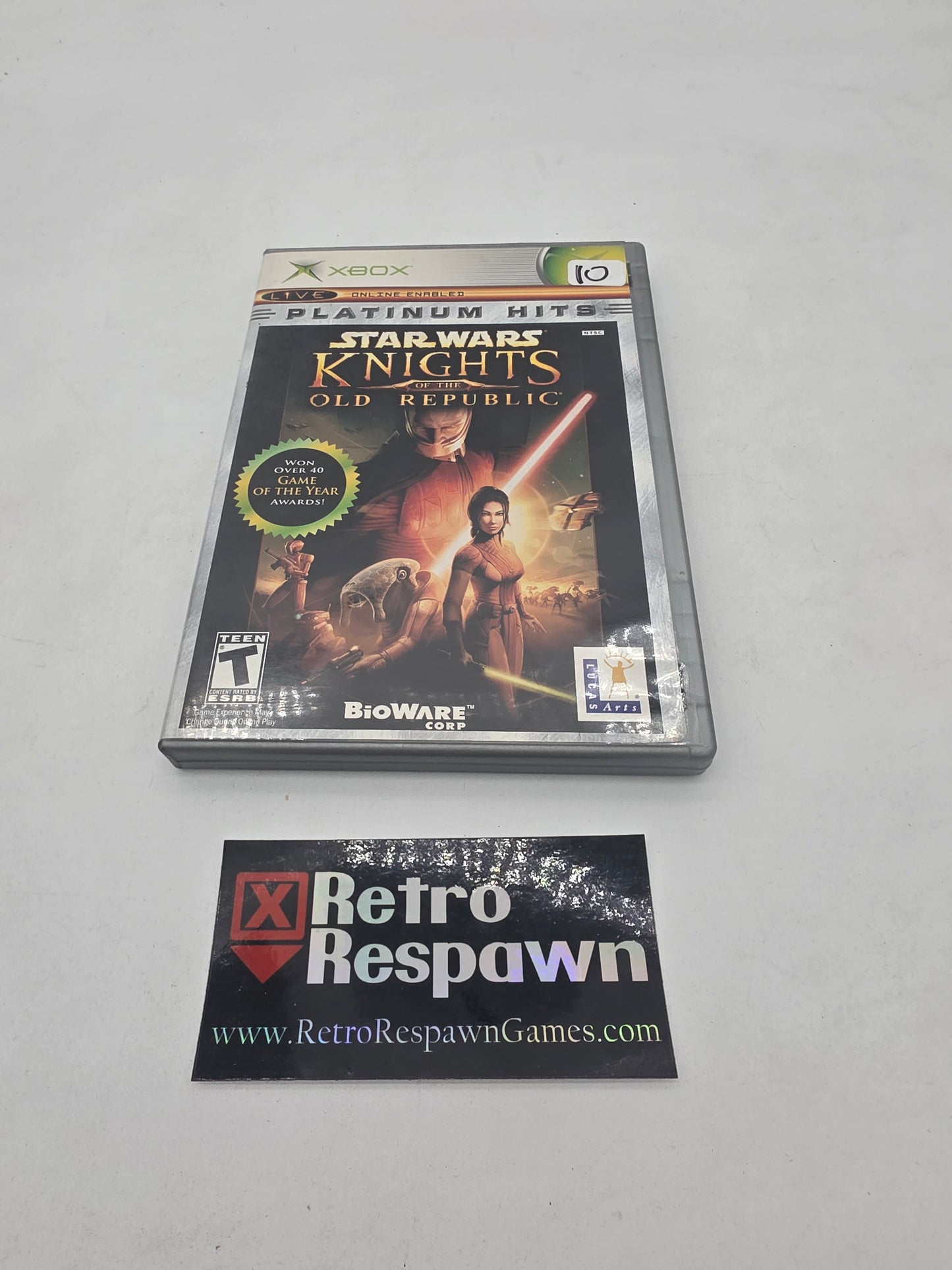 Star Wars Knights of the Old Republic [Platinum Hits] - Xbox (Complete)