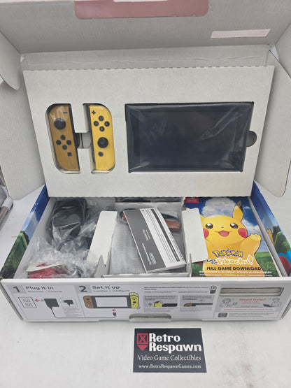 Nintendo Switch Pokemon: Let's Go Pikachu Edition - Nintendo Switch (Open Box Unused Contents)