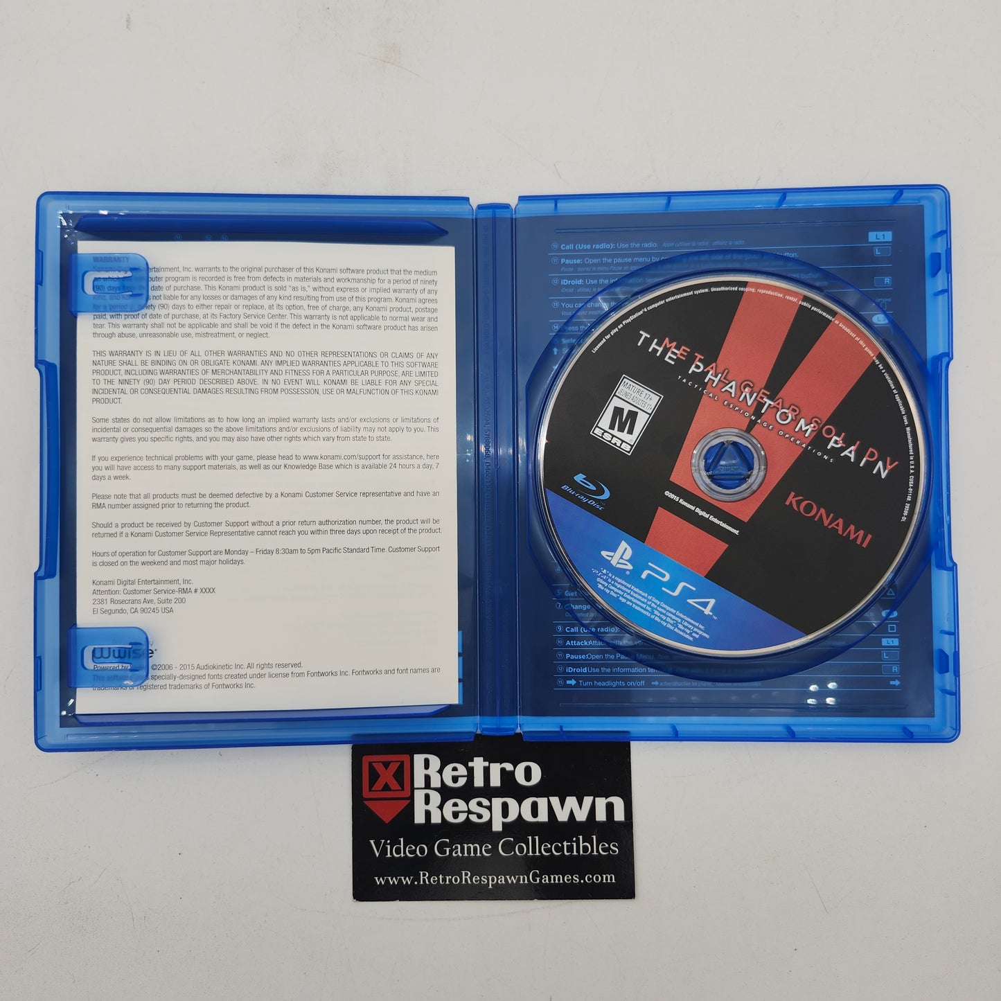 Metal Gear Solid V: The Phantom Pain - Playstation 4 (Complete)